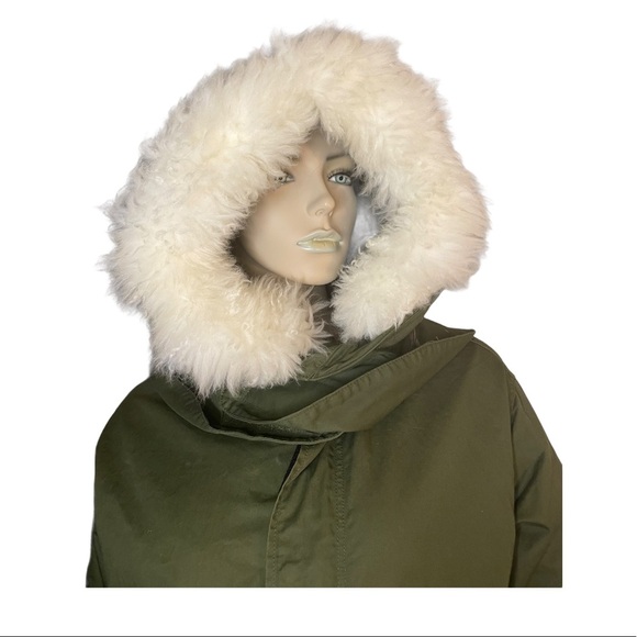 Kai-aakmann Unisex Fur Hooded Fishtail Parka - Picture 8 of 12